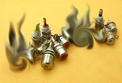 

DHL/EMS 1500PCS 3 color RCA socket Jack for Monitor CCTV Amplifier Chassis Video audio-A8