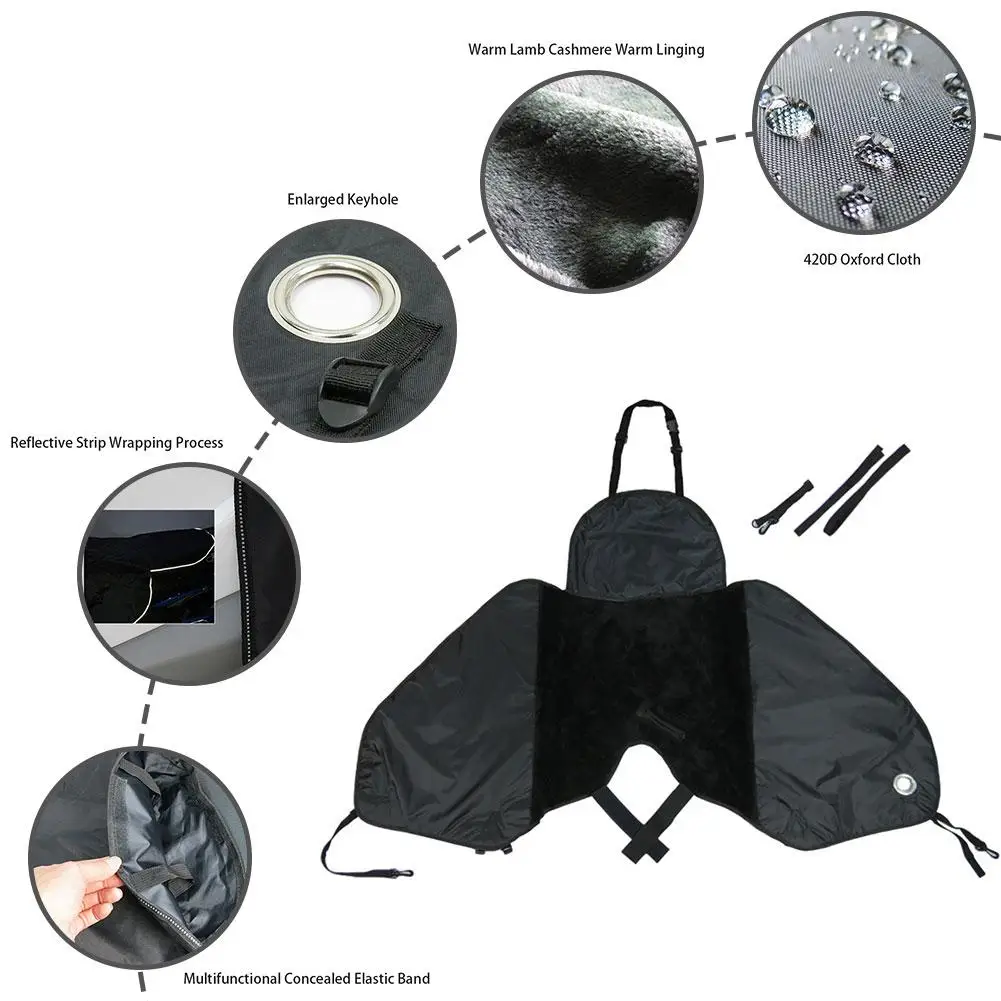 Universal Leg Cover For Scooters Rain Wind Cold Protector Knee Motorcycle Blanket Knee Warmer Leg Cover Waterproof Winter Quilt