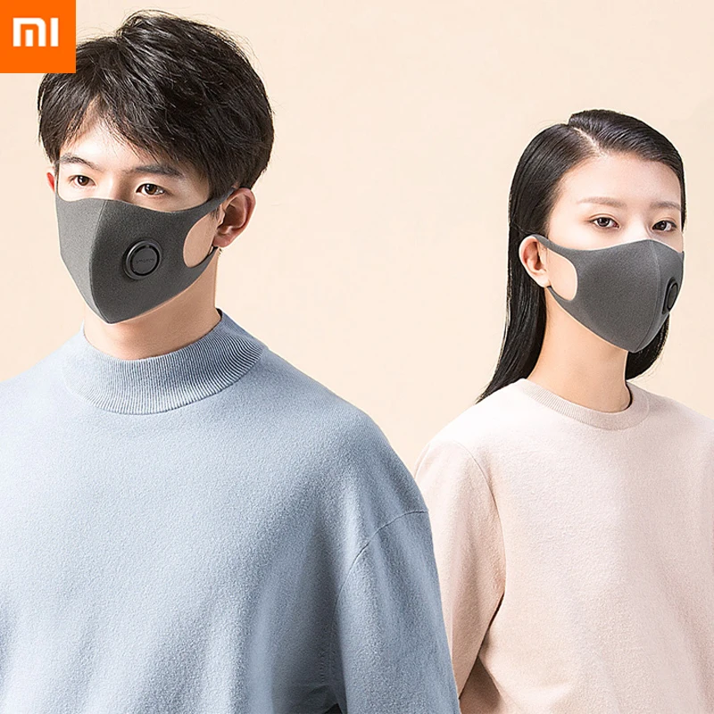 Новая противотуманная маска Xiaomi SmartMi PM2.5 сугубо противотуманная Регулируемая Маска Висячие уши 3D дизайн Удобная дышащая световая маска