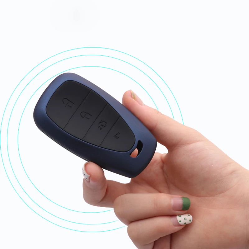 Key Case Cover Key Case Car Key Shell Remote Control Case Cover Silicone ABS Carbon fiber Car Smart Key Cover Case Bag For Chevrolet Malibu Equinox Cruze Camaro Accessories