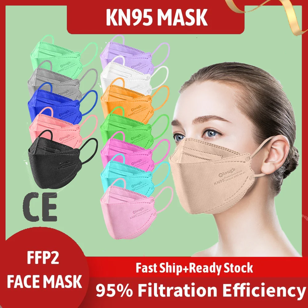 

Adults Elough ffp2 mascarillas fpp2 homologadas respiratory 10-100PCS CE kn95 certificadas ffp2 negra mascara maske