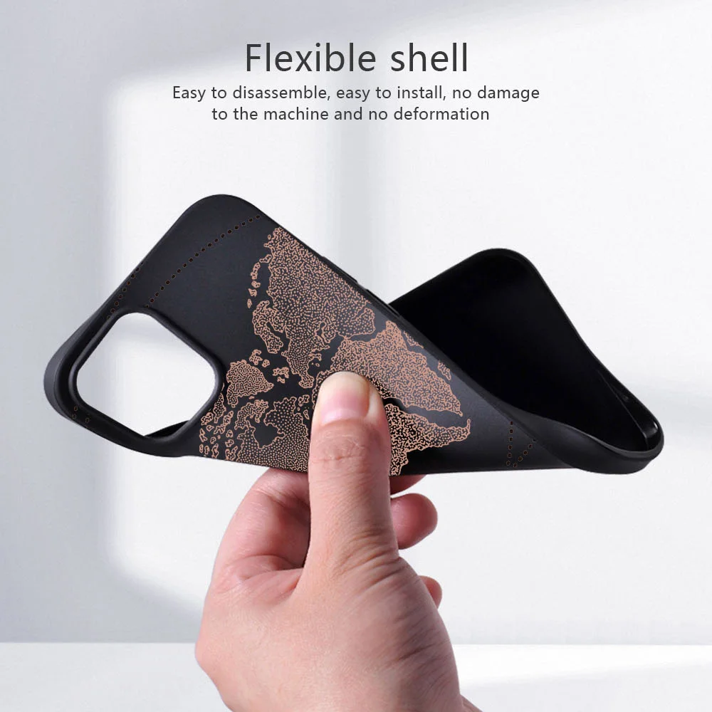 Airplane Map Travel Phone Case For iPhone 11 12 Pro Max Mini Cover for iPhone X XR XS MAX 7 8 6 6S Plus 5 SE 2020 Soft TPU Funda