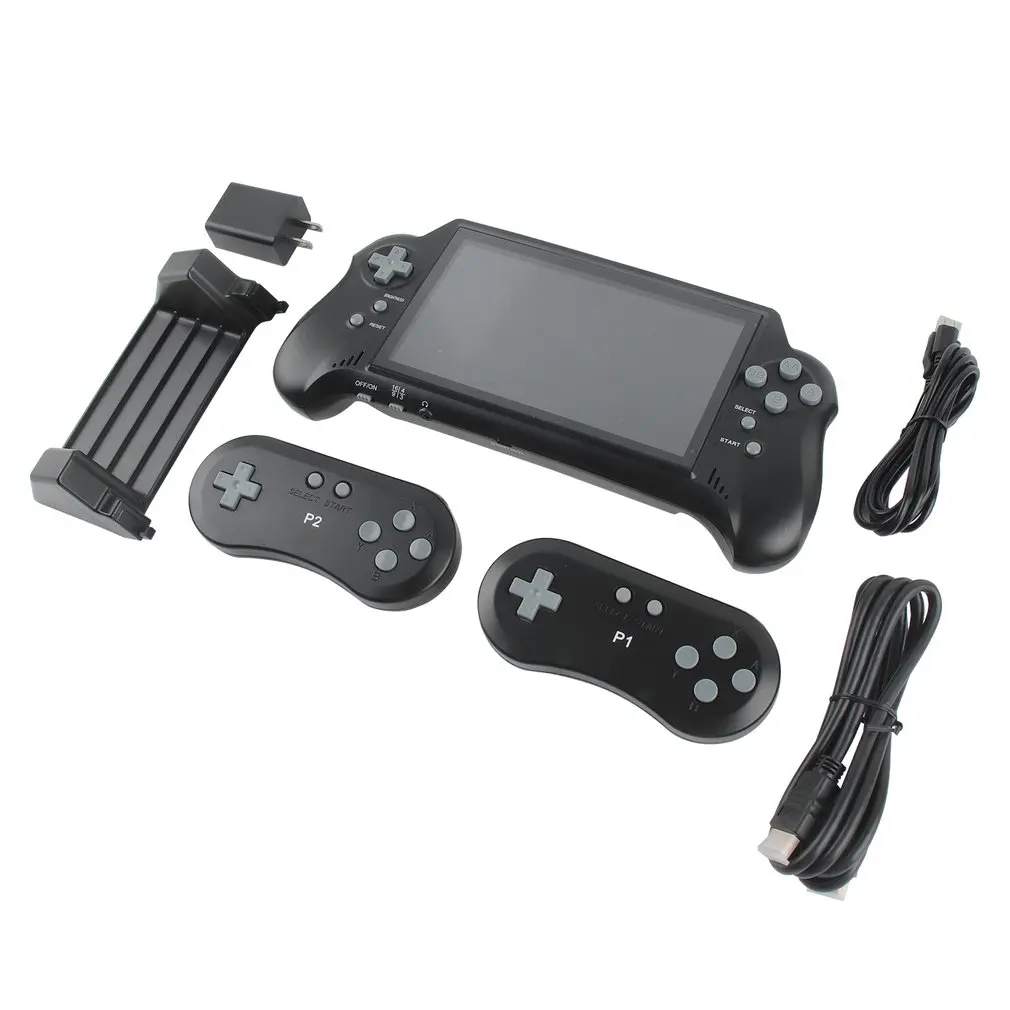 

7 Inch Kid Handheld Game Players Console Portable 8big Retro Classic Video Color Screen Display Game Player