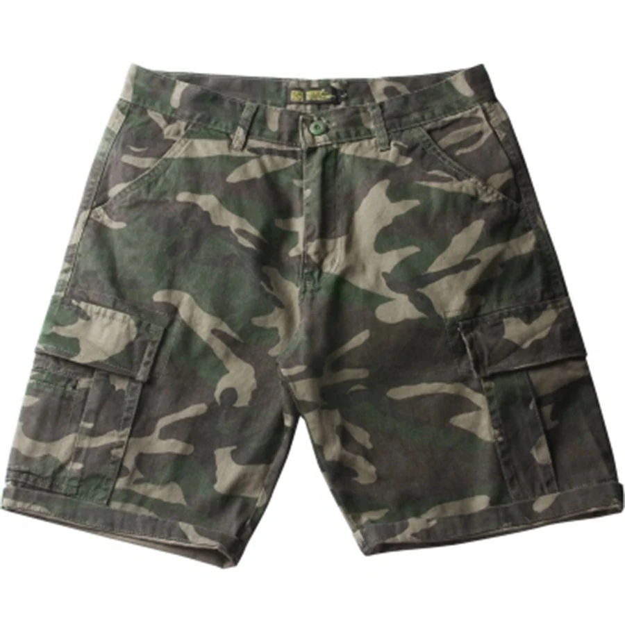 Мужские хлопковые шорты, повседневные Летние камуфляжные шорты для фитнеса, мужские шорты Jogge Bermuda Masculina, спортивная одежда, спортивные штаны 50S0007