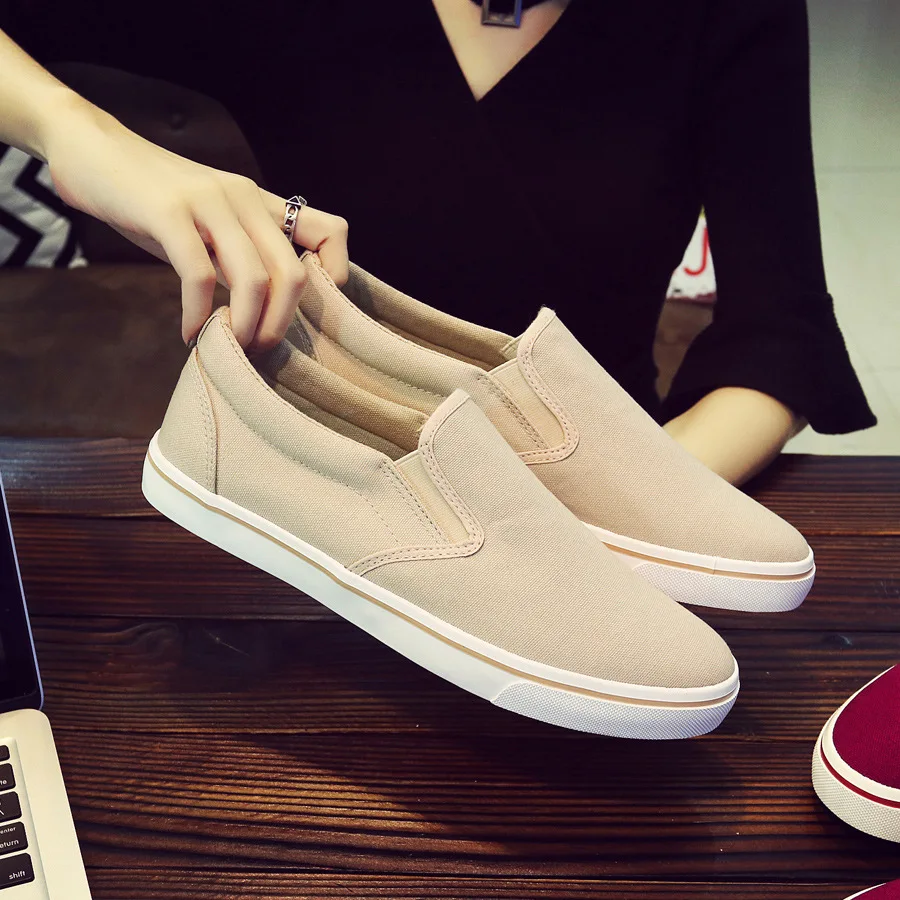Big Size 45 46 New Autumn Korean Canvas Shoes Men's Work Shoes Spring Breathable Casual Board Shoes Trend Student Sports Shoes 3