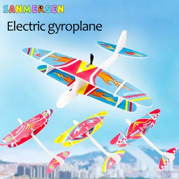 

EVA Big Size Electric Hand Launch Throwing Flying Glider Aircraft Inertial Foam Airplane Toy Children Plane Model Outdoor Toys