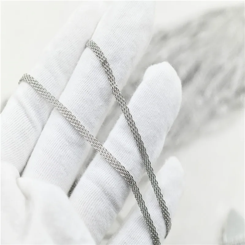 

mesh link chain jewelry Soldering Fixed chain hard and soft 3mm