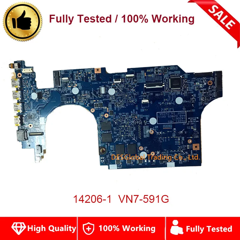 

Mainboard For ACER ASPIRE VN7-591G Laptop Motherboard 14206-1 448.02W05.001 100% Working Fast Shipping