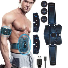 EMS тренажер брюшной мышцы стимулятор ABS Электростимуляция фитнес-массажер живот Потеря веса для похудения дома тренажерного зала