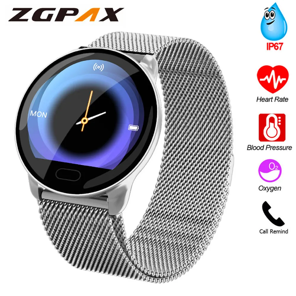 K9 Smartwatch для женщин и мужчин спортивный фитнес-трекер IP67 Водонепроницаемый пульсометр кровяное давление здоровье сон Удаленная камера Смарт-часы