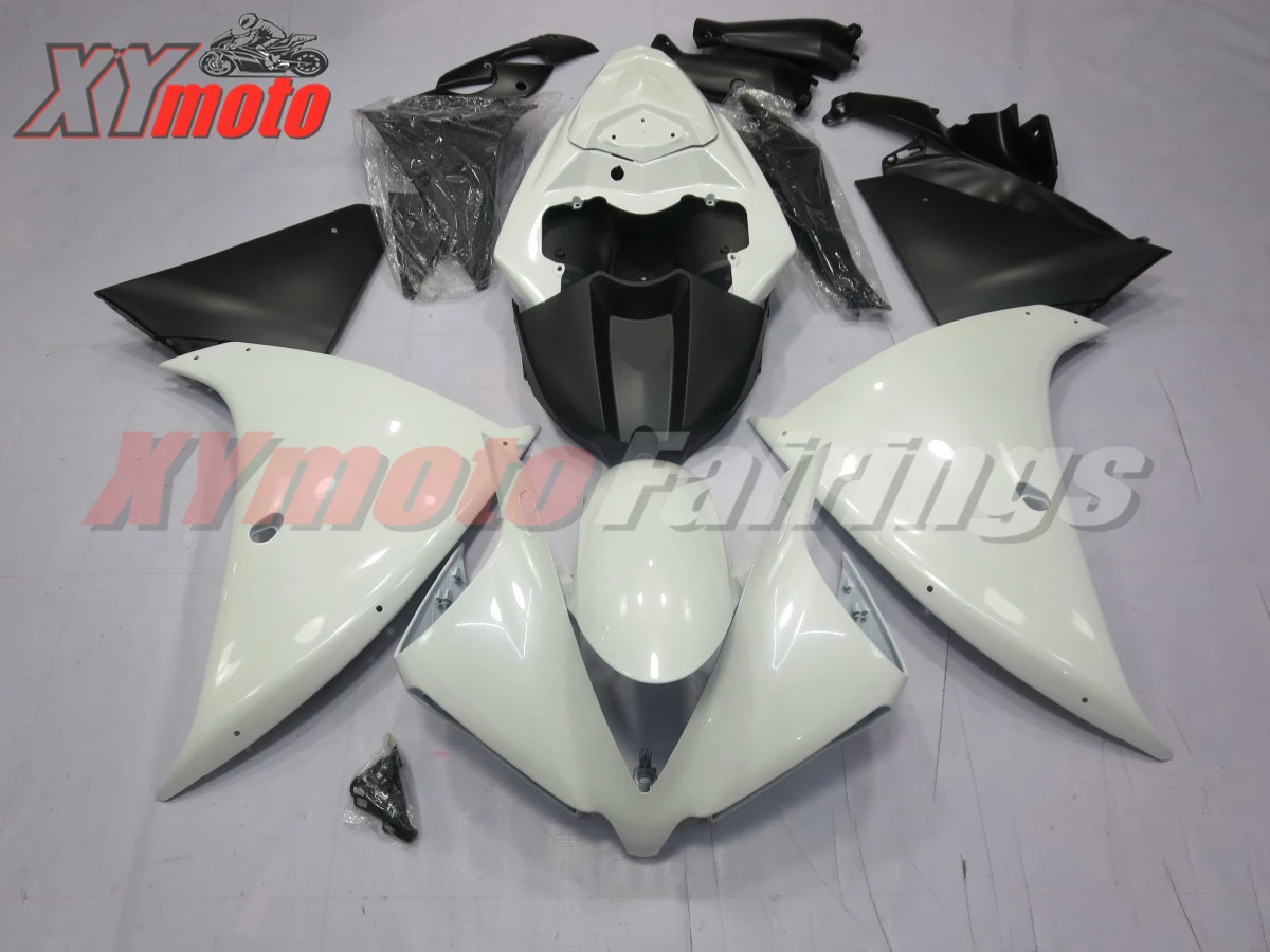 

Motorcycle Fairings Kit For Yamaha YZF1000 R1 09 10 11 12 Injection ABS Plastic Fairing R1 2009-2012 Gloss White Bodyworks
