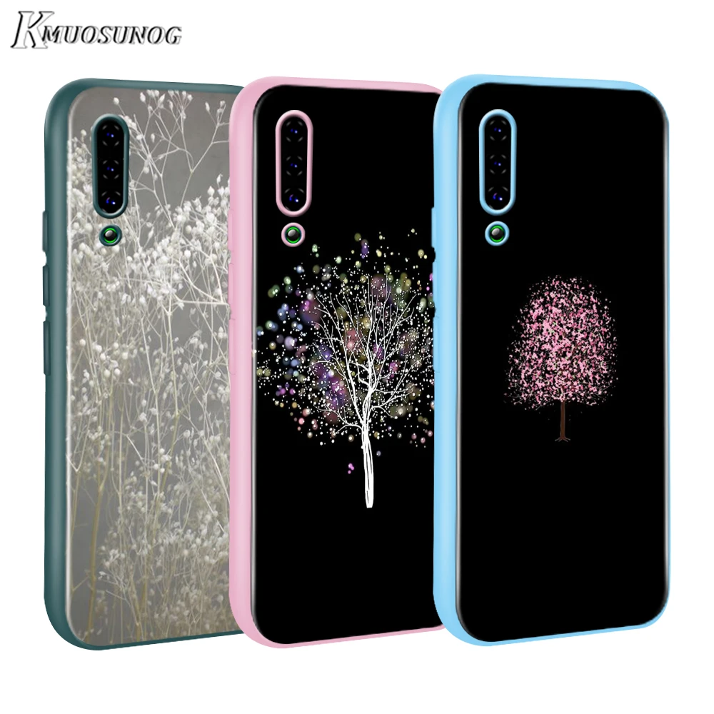 

Gypsophila Flower Baseus Candy Color Cover for Xiaomi Mi NOTE 10 9 8 Pro 9T SE A1 A2 A3 CC9 SE Lite F1 Phone Case