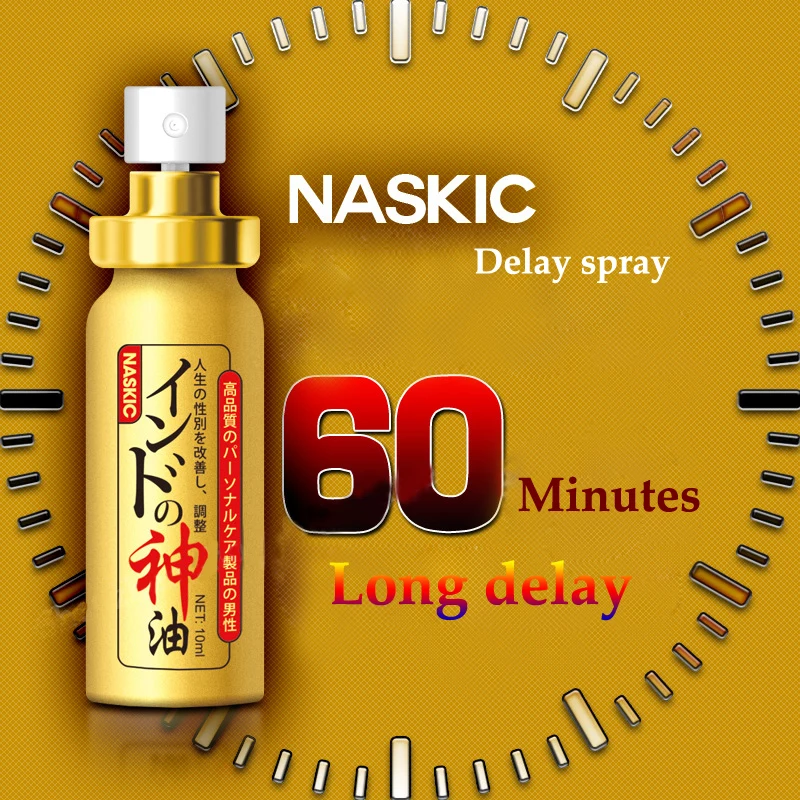 

Japan NASKIC Long Time Delay Spray for Men India God Oil Penis Enlargement 60 Minutes Delay Ejaculation Sex Spray Sex Products