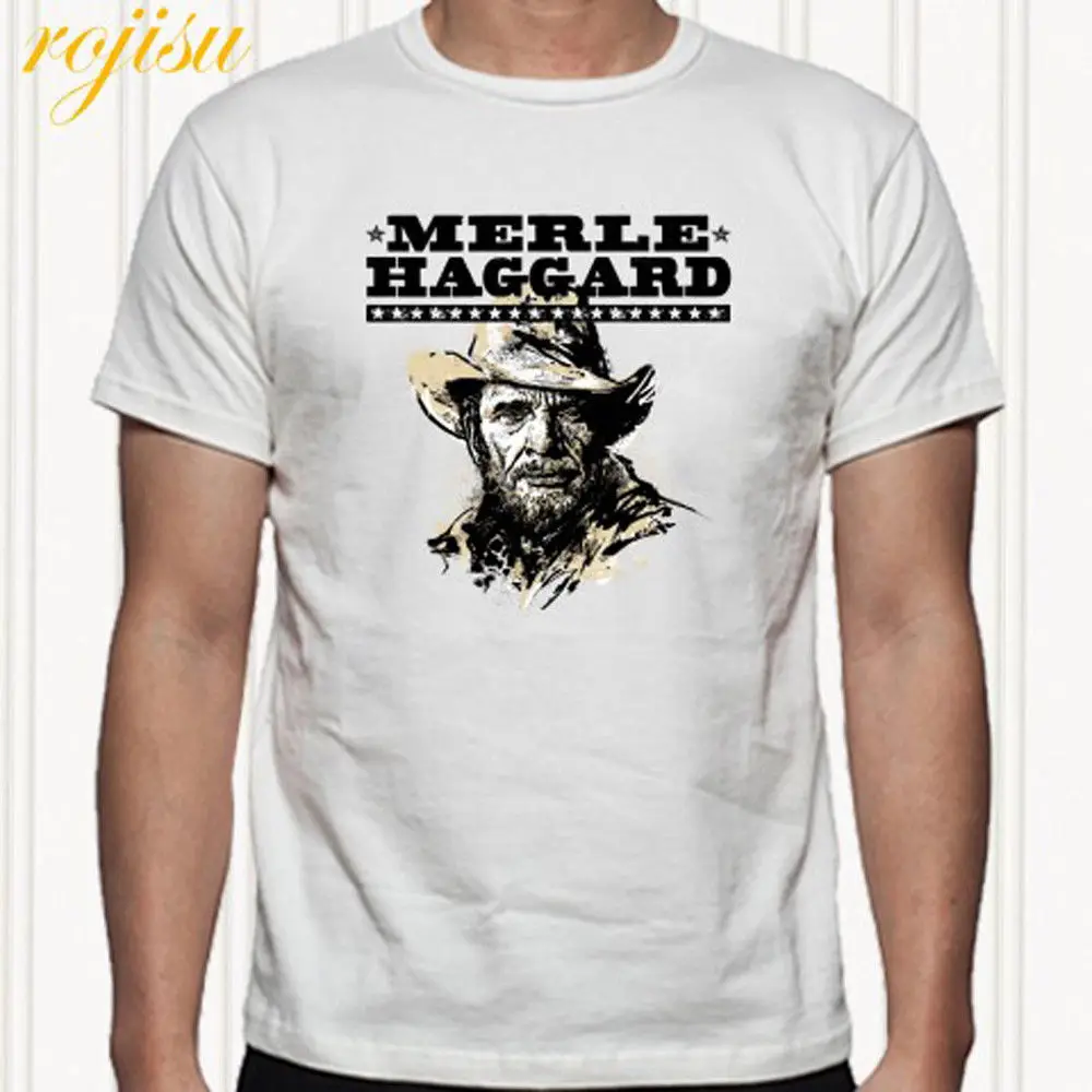 Merle Haggard Tour Country Music Men'S White T-Shirt Size S To 3Xl 2019 Unisex Tee Merle Haggard Tour Country Music Men'S White T-Shirt Size S To 3Xl 2019 Unisex Tee