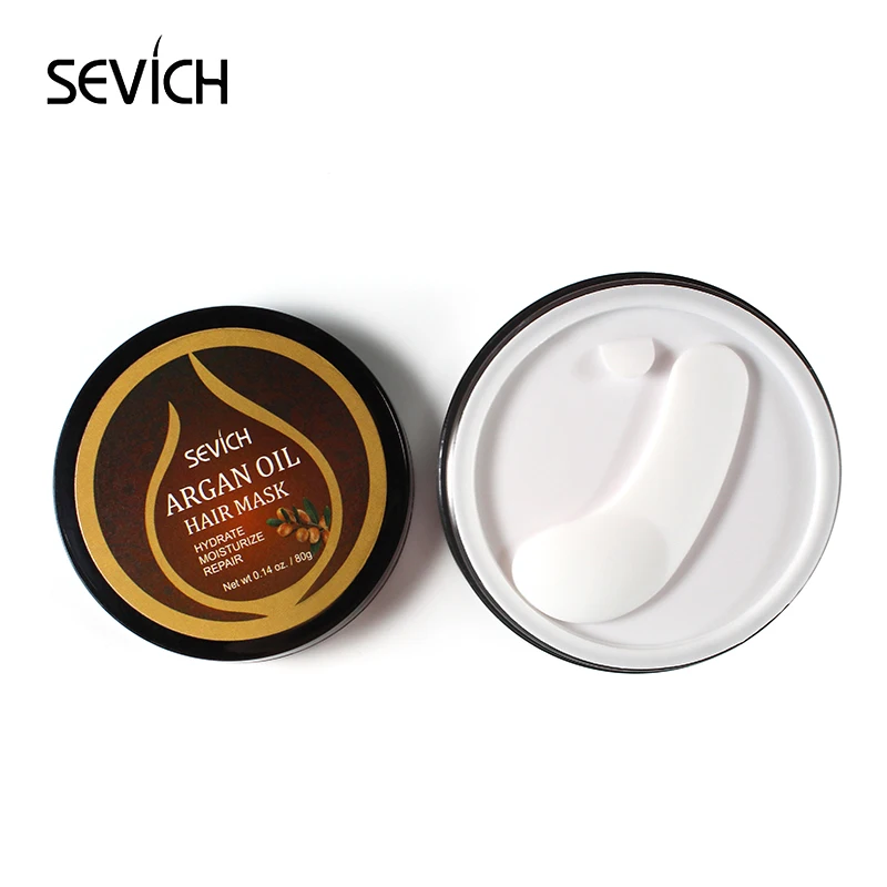 Sevich 80g Organic Argan Oil Hair Mask Repairs Damage Restore Soft For Keratin Hair & Scalp Treatment Sevich 80g Organic Argan Oil Hair Mask Repairs Damage Restore Soft For Keratin Hair & Scalp Treatment