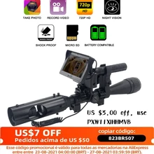 200m-400m HD720P 3MP Video Recording Night-vision Device Gleam Infrared Telescope Night-vision Instrument A Flashlight