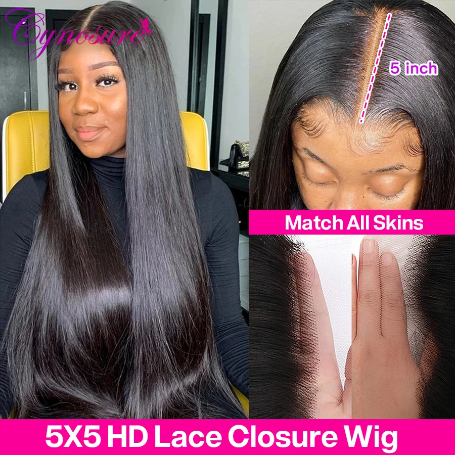 5x5 hd lace closure wig