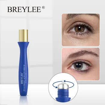 

BREYLEE Hyaluronic Acid Eye Serum Eye Roller Massage Anti-Puffiness Eye Bags Fine Lines Care Moisturizing Dry Skin Cream 15ml