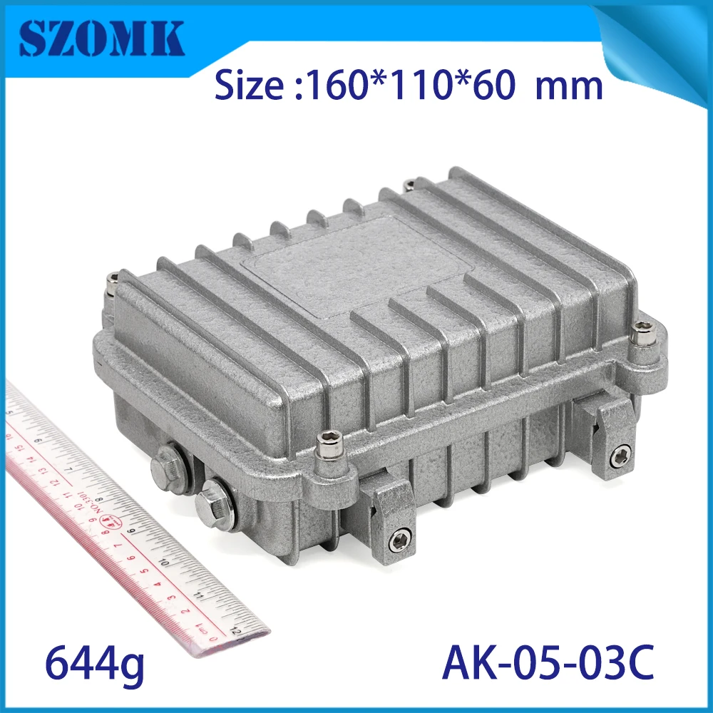 outdoor IP67 waterproof aluminum amplifier die cast enclosure for signal monitoring equipment (2)