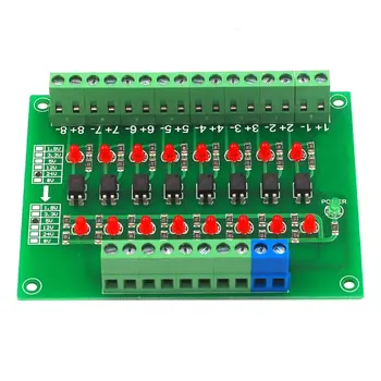 

8-Channel Optical Isolation Module Plc Signal Level Voltage Conversion Board Npn Output Dst-1R8P-N Professional