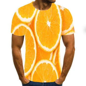 

Lemon fruit 3D printed T-shirt men and women 2020 summer tops new men's women's casual funny fashion beautiful T-shirt size 6XL