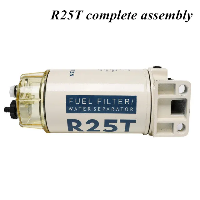 1 Pcs Fuel Filter R12T R25T S3213 S3227 Fuel/ Water Separator Complete Assembly Filter Marine Separator Replaces Racor