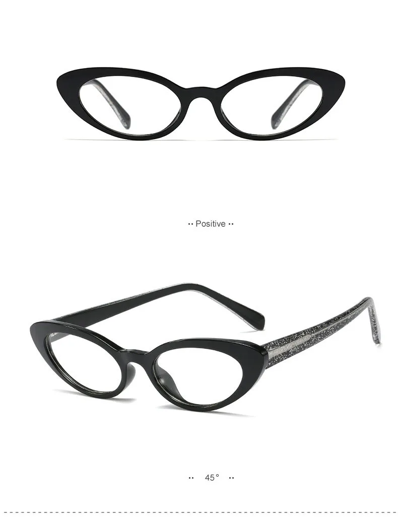 Fashion Luxury Women TR90 Flexible Glasses Frame Business Style Female Small Oval Ultralight Eyeglasses Trending Optical Glasses
