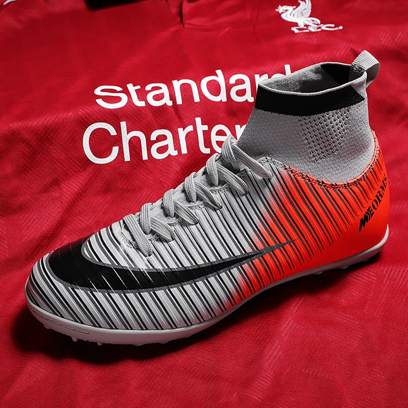 Unisex Soccer Shoes Long Spikes Men Tf High Top Ankle Football Boots Indoor Grass Cleats Training Shoes Futsal Size 35 45 Soccer Shoes Aliexpress Unisex Soccer Shoes Long Spikes Men Tf High Top Ankle Football Boots Indoor Grass Cleats Training Shoes Futsal Size 35 45 Soccer Shoes Aliexpress