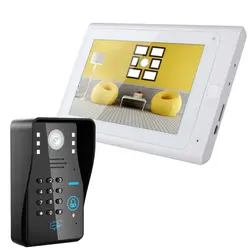 ABKT-Mount 7 дюймов непромокаемый Wifi пароль видео телефон дверной звонок с инфракрасной камерой поддержка удаленное приложение разблокировка