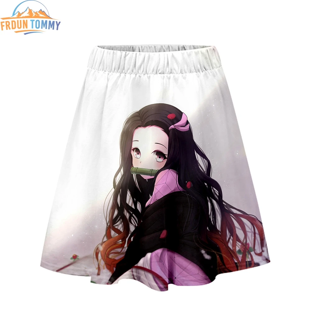 Новинка Kimetsu no Yaiba 3D печать одежда повседневная юбка женская летняя сексуальная comfatable Юбка Топы крутые женские горячие продажи юбки