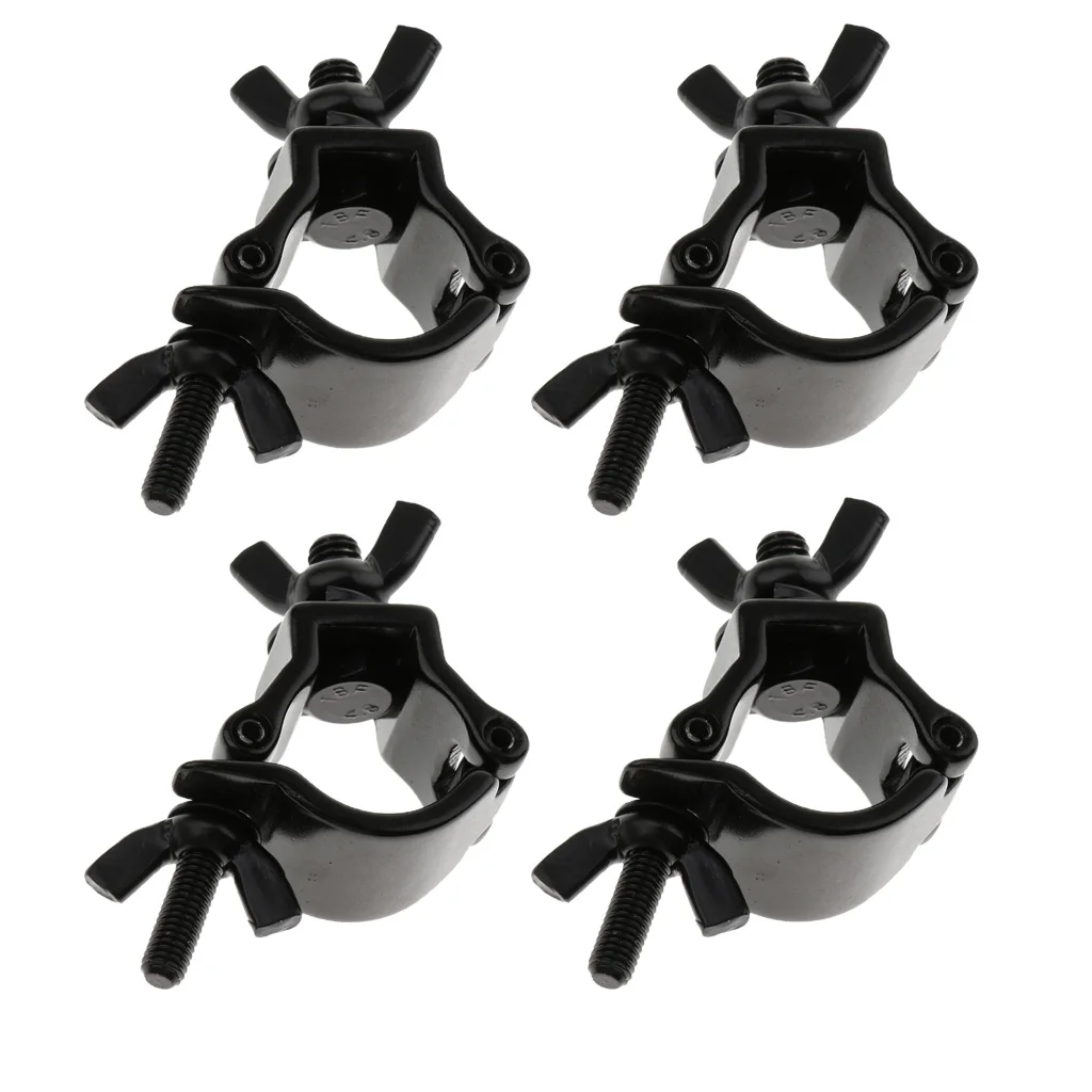 

4x Heavy Duty Stage Light Hook Clamp for Moving Head Light Spotlight Black