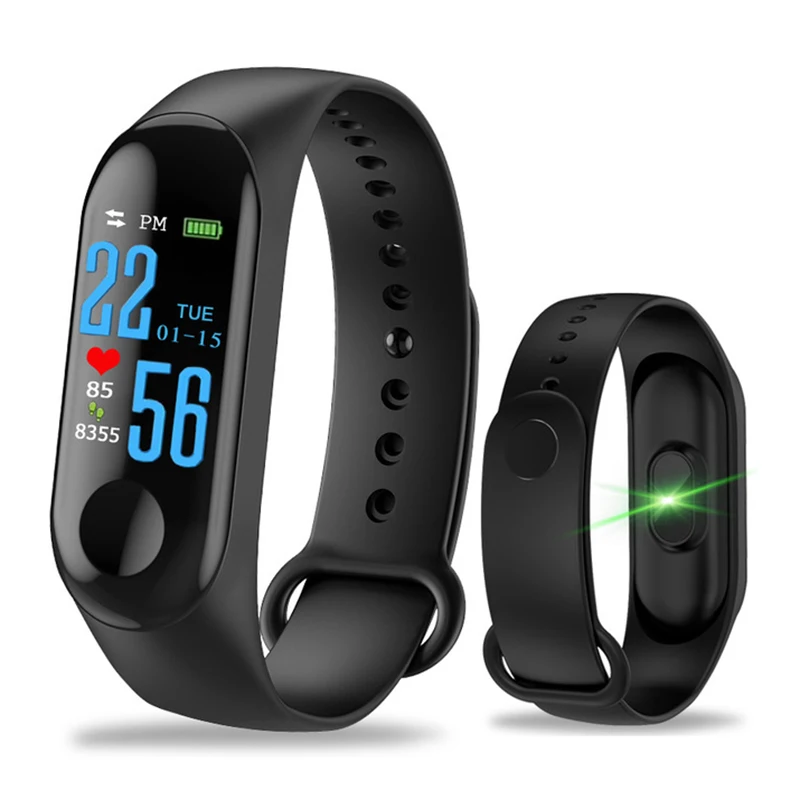 M3 Plus Smart Bracelet  M3 Pro Sport Watch Wristband Fitness Tracker Heart Rate Blood Pressure Health Waterproof Smart Watch 