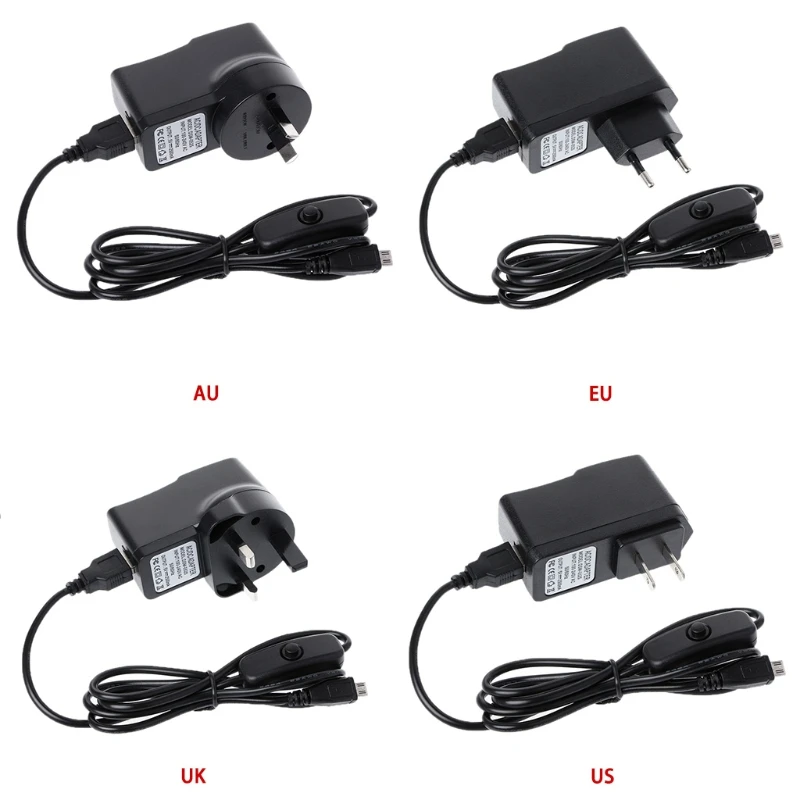 5V 2.5A адаптер питания usb зарядный кабель для Raspberry Pi 3 2 Модель B E65A