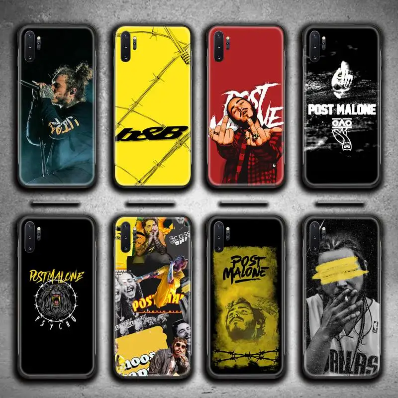 Чехол для телефона Post Malone Beerbongs Samsung Galaxy Note20 ultra 7 8 9 10 Plus lite J7 J8 2018 Prime | Мобильные