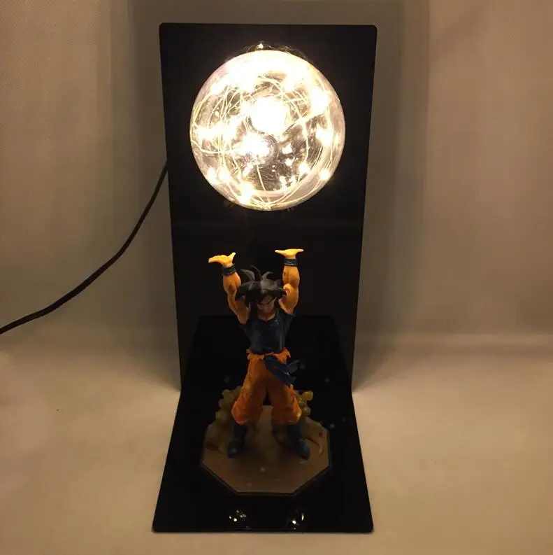 Аниме ночник Dragon Ball ночник Light Сон Гоку взрывные бомбы Luminaria светодиодный ночник для детей Dragon Ball лампа DBZ декоративный свет детский ночник ЕС США штекер - Испускаемый цвет: Цвет: желтый