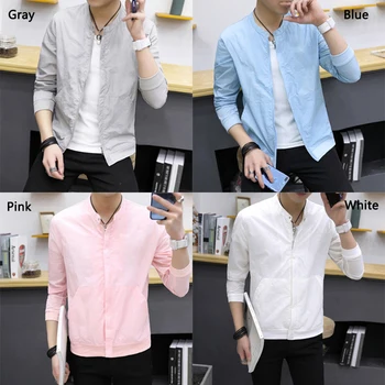 

Men's Sunscreen Protection Casual Thin Jacket Fashion Long Sleeve Shirt Clothing Sweatshirt