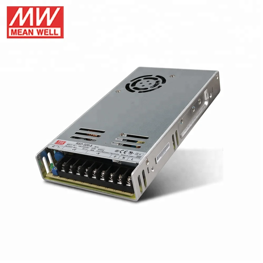 Оригинальный MeanWell RSP-320-5/12 источник постоянного тока с режимом переключения