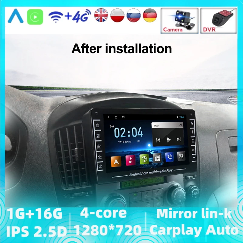 Автомобильный мультимедийный плеер IPS-экран Android поддержка Carplay Wi-Fi для Hyundai H1 Grand
