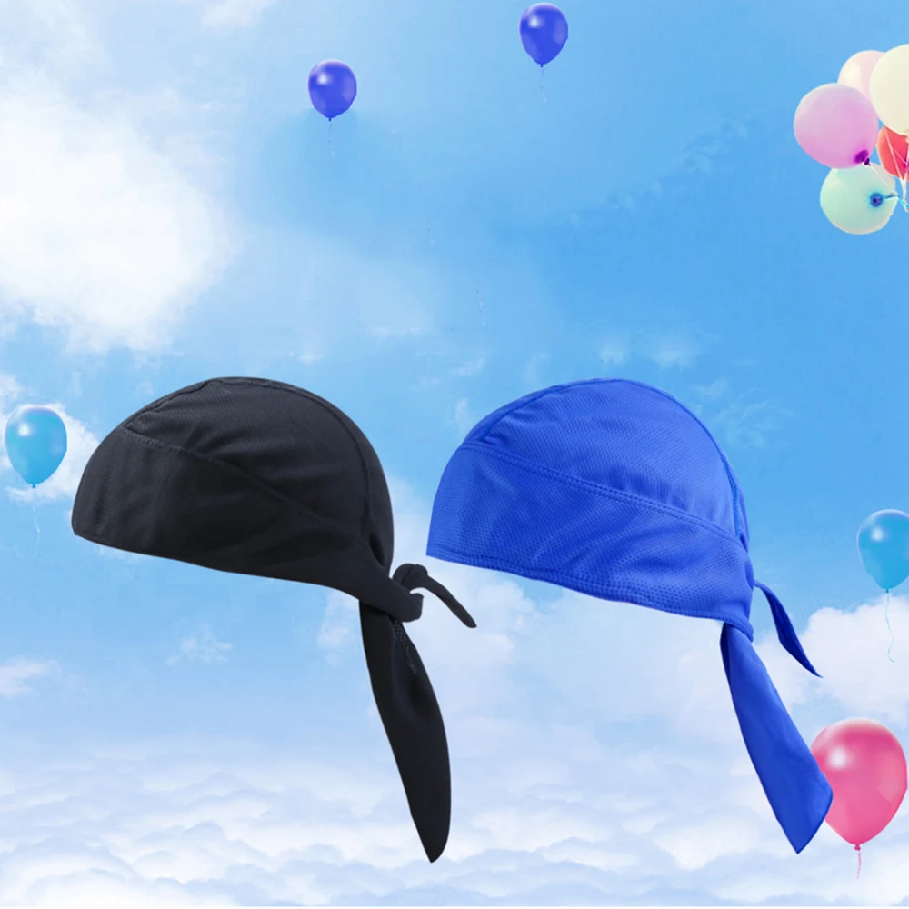 

Sports cap Colorful Cycling Cap Head Scarf Summer Men Running Riding Bandana Headscarf Ciclismo Pirate Hat Hood Headband