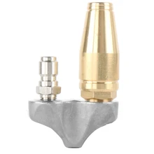 

NEW-Cleaning Nozzle Reverse Turbo Nozzle with 3/8 Inch Quick Connect Fitting