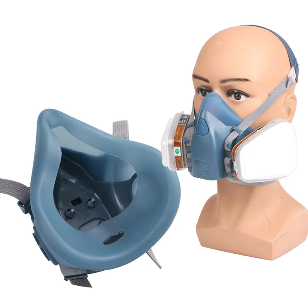 

17 In 1 3M7502 Anti Dust Gas Mask Respirator Silicone Anti-dust Organic Vapor Benzene PM2.5 Multi-purpose Protection Tool Set