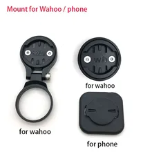 Tampa de fone de ouvido da haste fixa da bicicleta, montagem de computador para wahoo/telefone, computador, gps