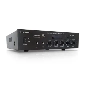 

Mono amplifier PA 70W with radio-USB/SD-Bluetooth-RA-100