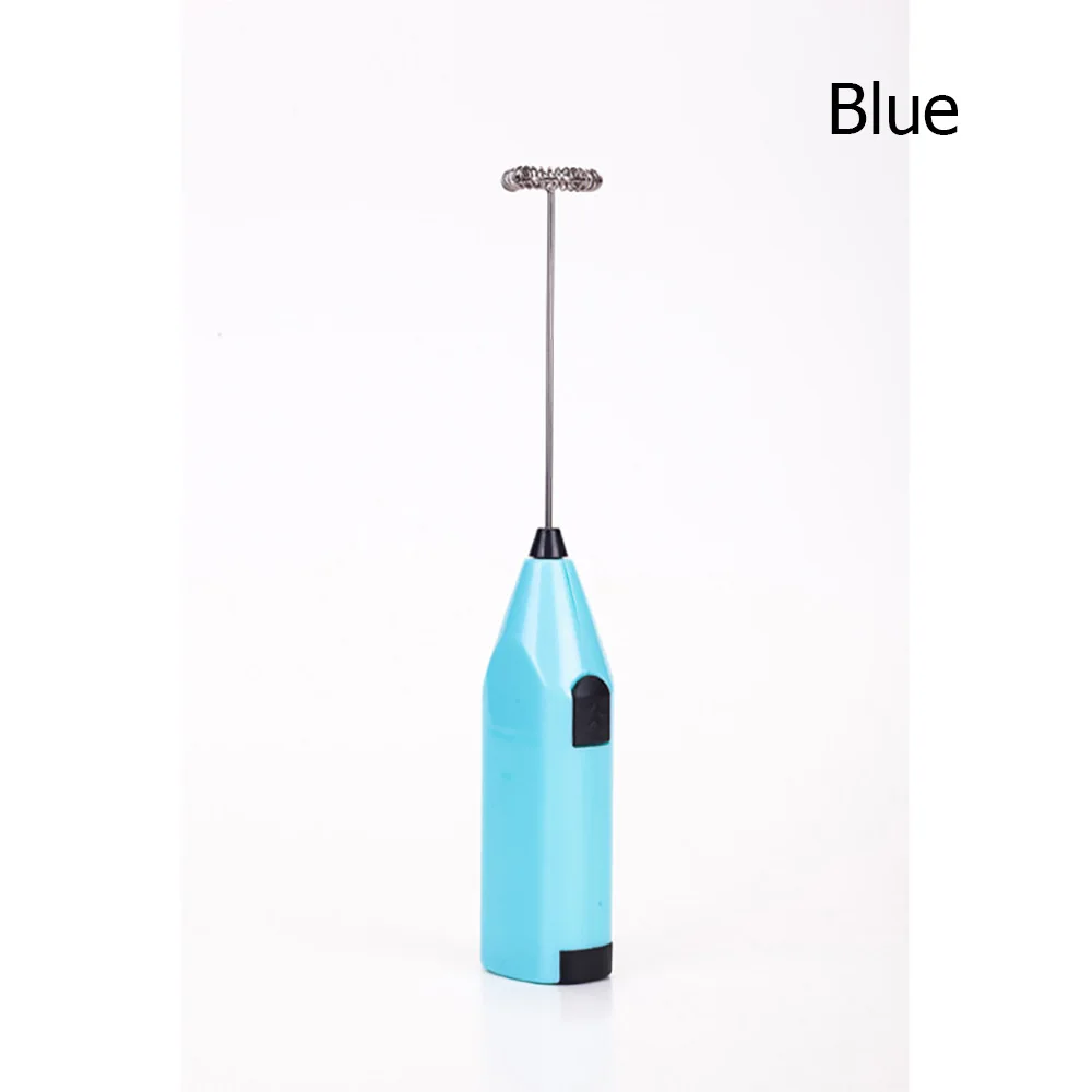 Kitchen Electric Egg Whisk Mini Coffee Blender Milk Bubbler Kitchen Hand-held Coffee Blender Kitchen Appliances for Home - Цвет: Blue