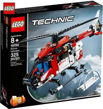 

LEGO Blocks Technology Machinery Group Rescue Helicopter 42092 325pcs/pzs-8years old Children Toys Festival Gift