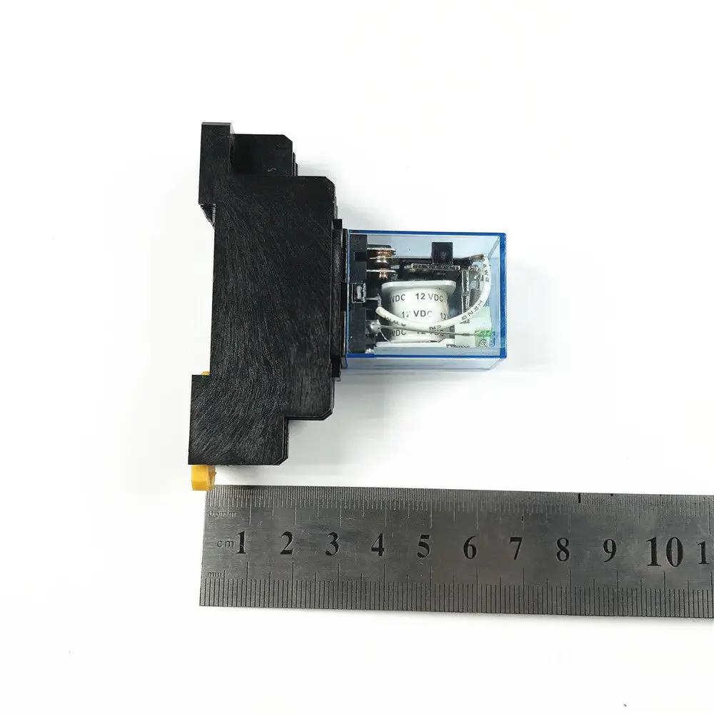 110/120 V/380 V AC 12/24V DC AC силы реле 10A LY2NJ DPDT 8 контактов с гнездом