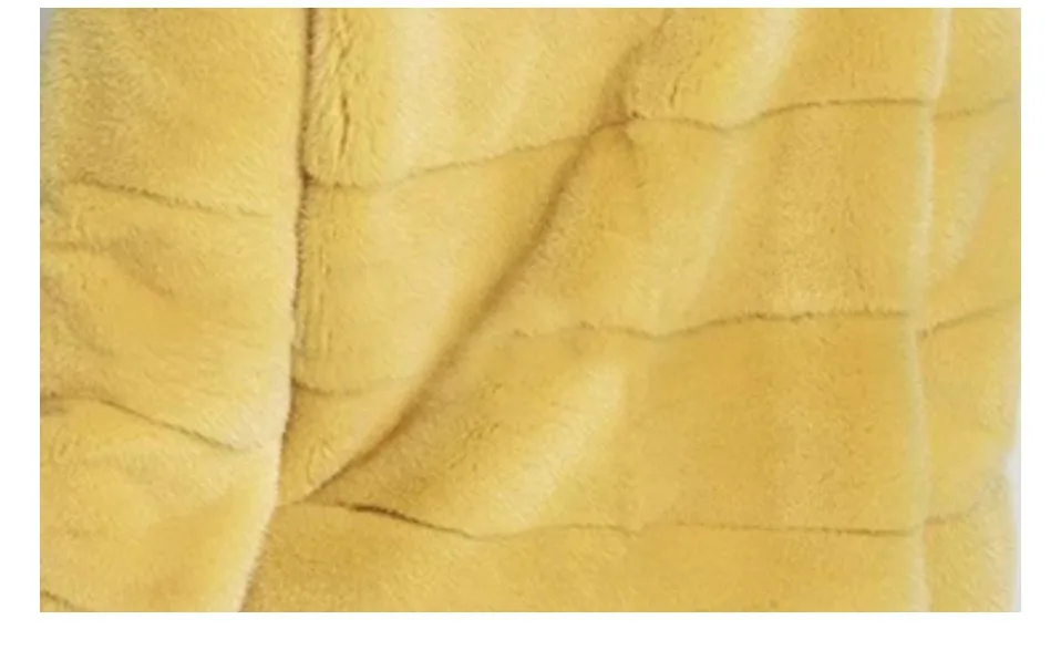 TOPFUR Real Fur Coat Women Genuine Leather Jackets Winter Coat Women Plus Size Real Mink Fur Coat With Fur Collar Yellow Jackets