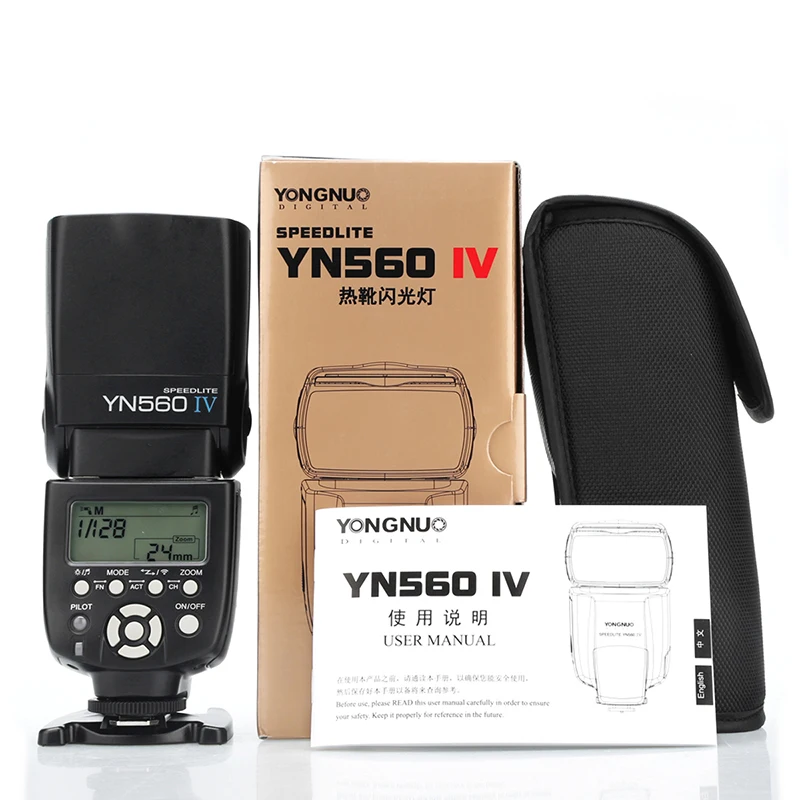 Беспроводная универсальная вспышка YONGNUO YN560IV YN560 IV для Nikon Canon Sony Olympus Pentax DSLR|Фоллоу