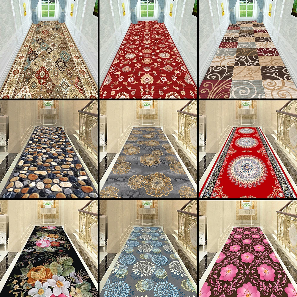 Ковер в марокканском стиле с цветочным рисунком, мягкий коврик для спальни, кухни, ванной комнаты, входной коврик для помещений, красные ковры для коридора, для гостиной