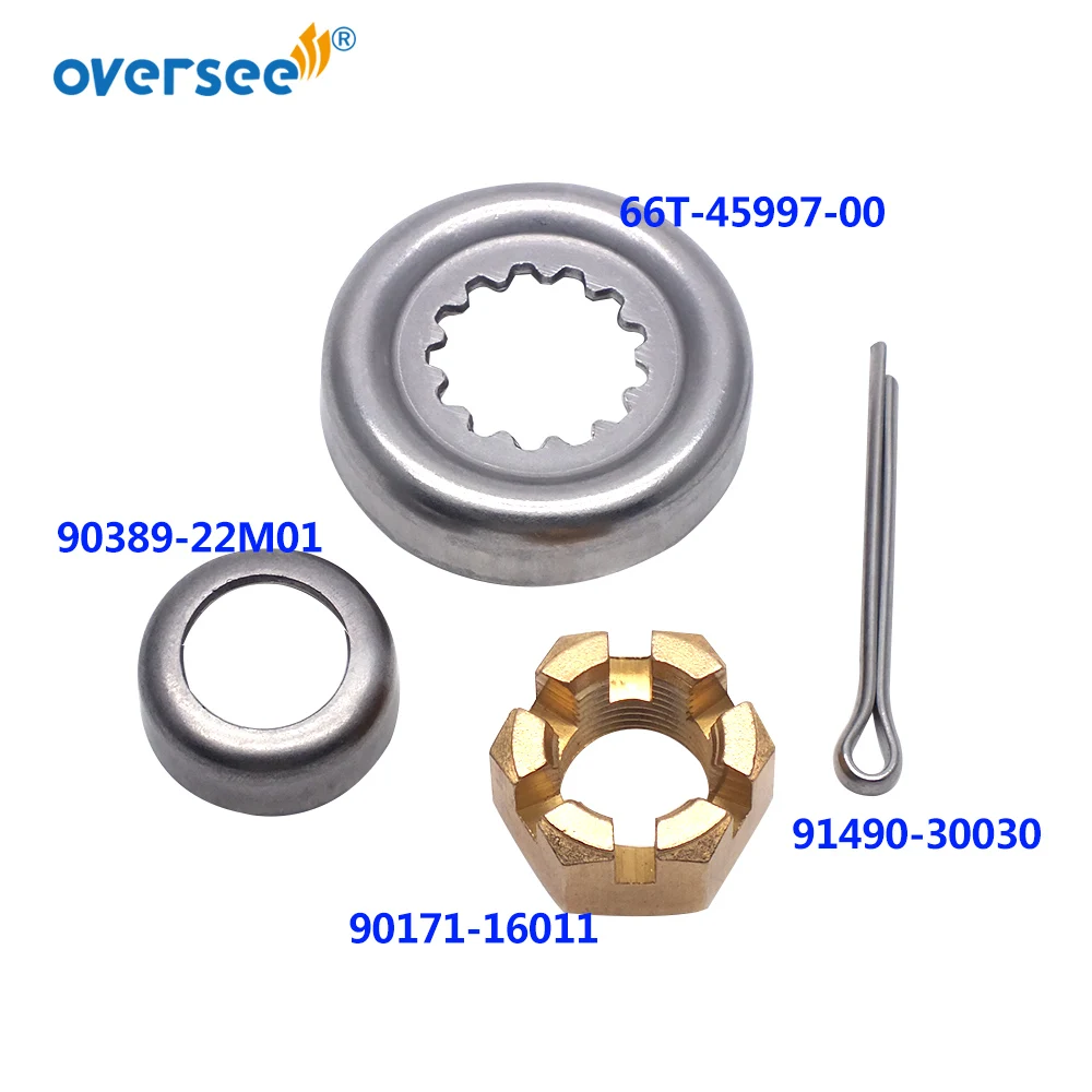 Boat Motor Parts Propeller Spacer Kit For Yamaha Outboard Motor F30-F60 4t/2t Hidea Parsun